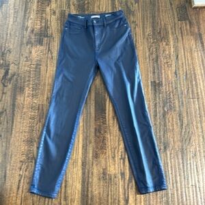 DL1961 Farrow Skinny in Sapphire, 29 (leather-like fabric)